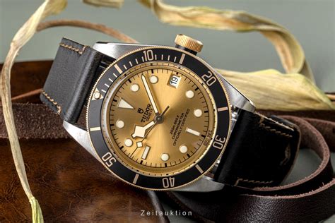 tudor black bay gold steel|79733n.